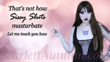 Masturbate in the proper Sissy way - WMV SD 480p