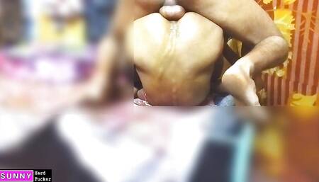 Stepbrother shared bed and Hard Rough Fuck