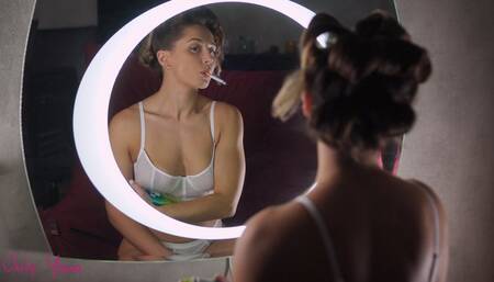 I want more. Third cigarette this evening