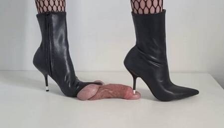 Lady Latisha - CBT Trample Board - Calvin Klein Stiletto Booties - FHD