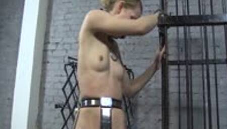 chastity peeing - mp4 1080p