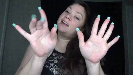 Hand Worship Tease And Self Worship (MP4) ~ MissDias Playground
