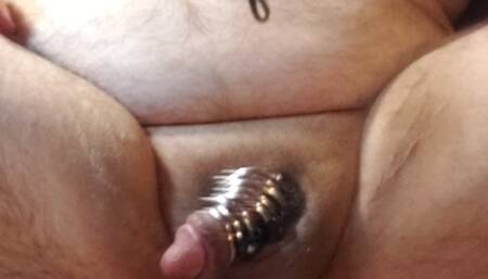 My new nudes naked full jack off videos with my new cock ring metal cock ring on my cock video