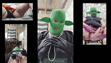 Gblnmmmy Sludgecore Compilation Masked BBW MILF Solo Fingering Squirtfest