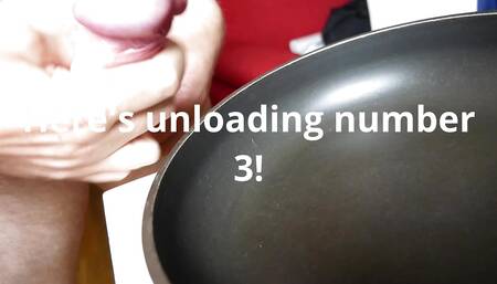 Watch me cum 29 TIMES on a black pan!