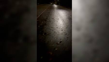 Boy without Shorts on street
