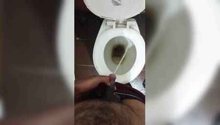 Desi boy peeing