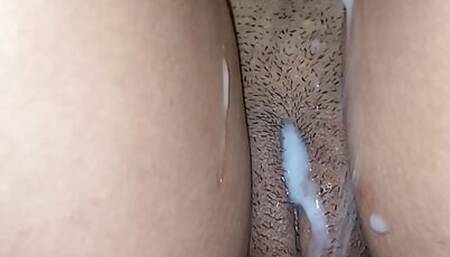 Fucking hot filled my pussy with cum