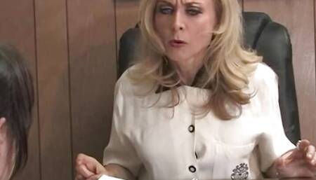 It takes a mature slut like Nina Hartley to make these girls understand gay sex