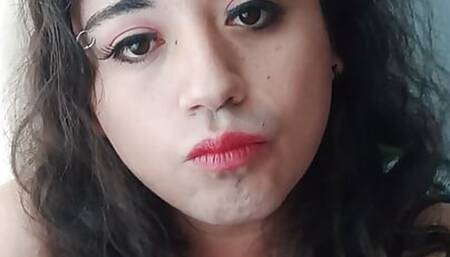 Crossdresser cumming tutorial