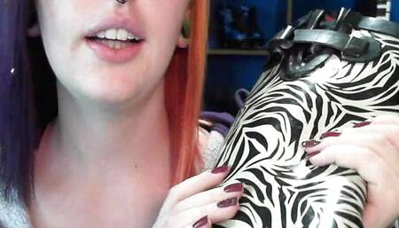 Girlfriend Makes You Lick Her Rainboots - Femdom POV - Full Video by Miss Faith Rae