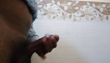 Hug black and clean cum shot... Man mastrubation