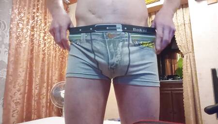 jerking off with a toy