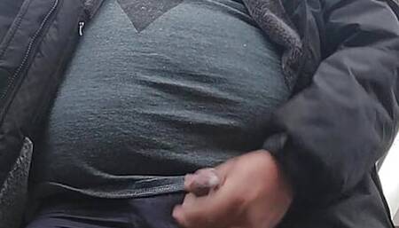 Outdoor public masturbation