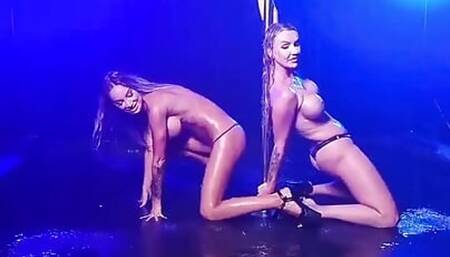 Monika Fox & Elen Million Strippers in the Rain