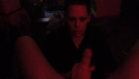 Wife Glasses Cuckold Blowjob POV