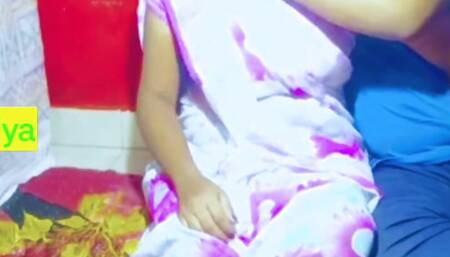 Indian Stepmom offered her big boobs to her hot stepson and enjoy sex hard Hindi sexy voice