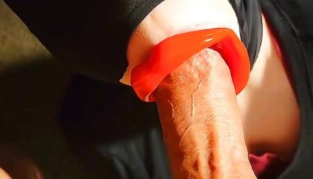 Fake Red Lips Blowjob