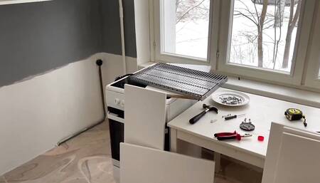 FUCKING REPAIR! Wife fucked her husband's brains out and got a dick in her asshole.