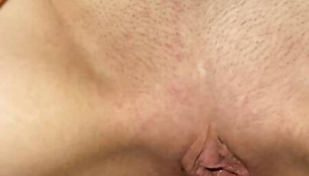 Short missionary and small cum shot