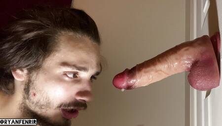 Ryan Fenrir takes DEEP throatpie from MASSIVE cock