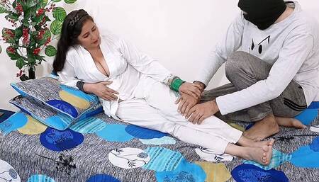 Beautiful Indian Hindi Mistress Sex with Her Home Servant