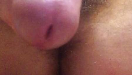 Solo anal massage and masturbation