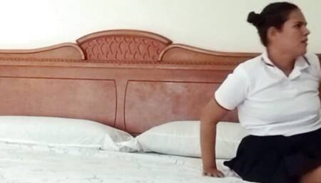 MY UNFORTUNATE HUSBAND FUCKS HIS STEP DAUGHTER WHEN I GO OUT TO WORK