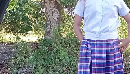 SEXY ASIAN SCHOOL GIRL PUBLIC SEX