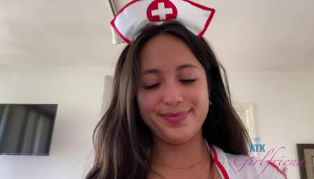 Mia Dresses Like a Nurse and Is Ready to Treat Your Cock