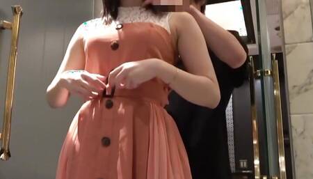 M420G03 A friendly smile and a cute face and a manly swallowed busty beautiful girl and a Love Ho -fitting SEX!