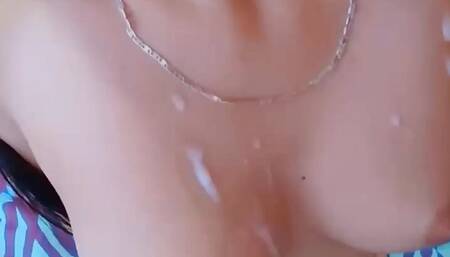 Seducing My Boyfriend With My New Lingerie Dance - Cum On My Boobs