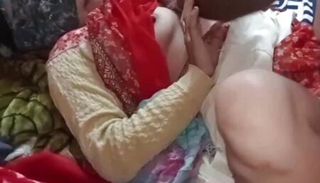 Best Indian kissing and fucking sex video in winter season when her boyfriend come home behind her husband