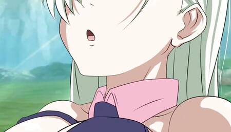 SEVEN DEADLY SINS - ELIZABETH GIVES MELIODAS A TITJOB