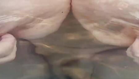 I shake my breast in the spa just for you