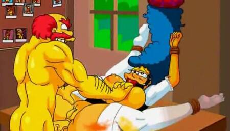 Marge Simpson cheating wife movie