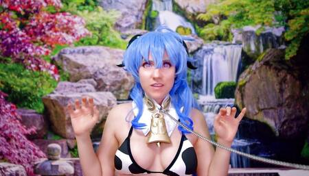 Clueless Ganyu Dresses In A Cow Bikini And Services YouClueless Ganyu Dresses In A Cow Bikini And Services You