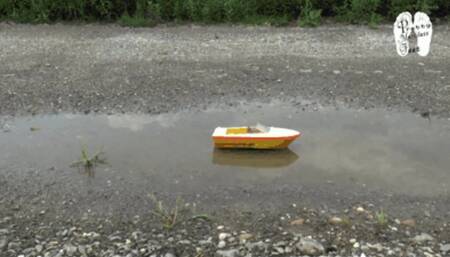 Boat in her way