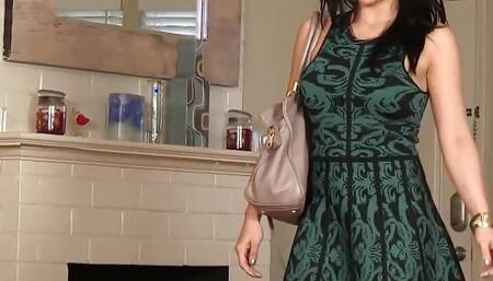 Kimmy Lee Gets the Attention of Her Big Cock Friend by Flashing Her Perfect Tits