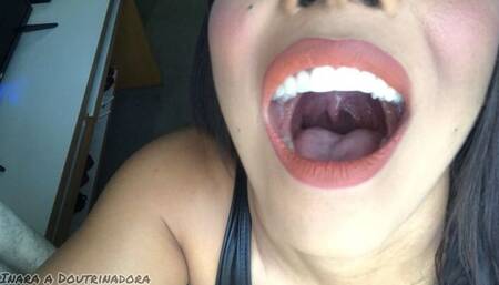 UVULA FETISH SALIVA AND MOUTH FETISH