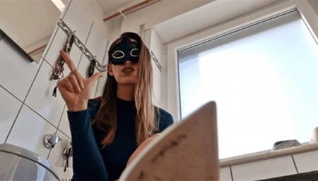 I humiliate you and you lick my toilet clean!