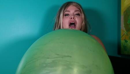 It's Not Easy Being Green: Balloon JOI 1080p