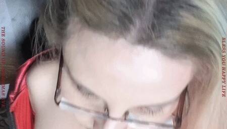 Dildo sucking training for sissy slut!