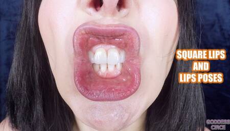 SQUARE LIPS AND LIPS POSES (Video request)