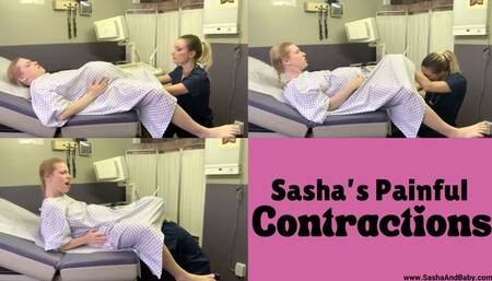 Pregnant MILF Has Painful Contractions With Doctor In Latex Gloves