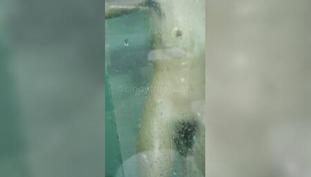The Natural Beauty of a Hairy Woman in the Shower