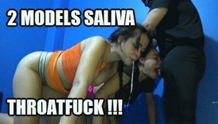 DEEP THROAT SPIT FETISH 231210H VIOLET + SARAI THROAT FUCKING IRRUMATIO COMPETITION SLOPPY DEEPTHROAT HD MP4