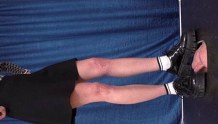 Floor-face destruction using dirty office lofer shoes (part 4 of ..), flo612x 1080p