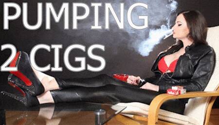 Pumping 2 Cigs in Leather - Remastered (MP4 FULL HD)