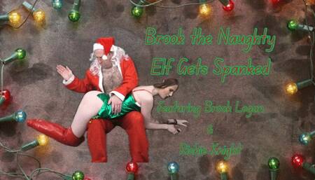 Naughty Elf Gets a Hard Spanking